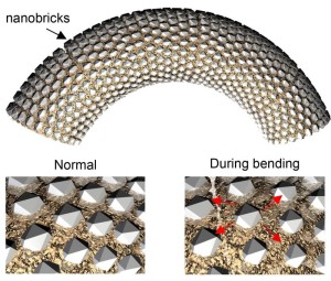 Nanoboyuttaki kalsit sentetik spiküllerin bükülmesini kolaylaştırıyor. Bükme sırasında eğrilik yarıçapı tek parçacık boyutuna göre çok daha geniş oluyor. Bu durum mineral parçacıklarındaki kırılganlığı engelliyor.